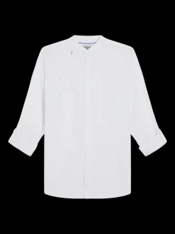 Regular fit cotton linen shirt