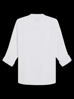 Regular fit cotton linen shirt