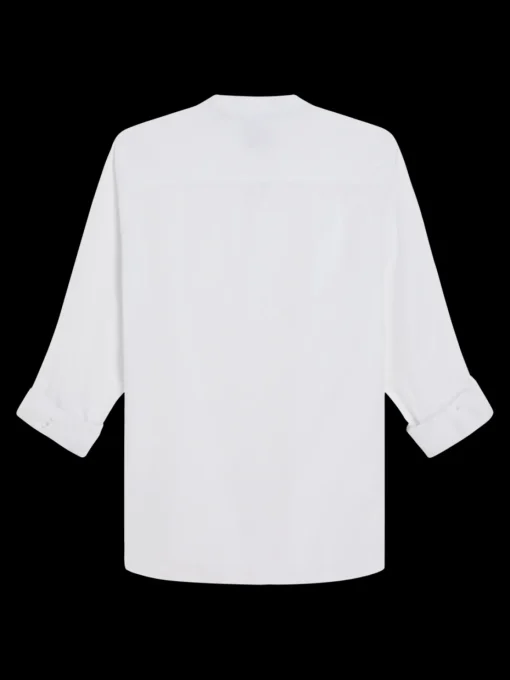 Regular fit cotton linen shirt