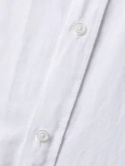 Regular fit cotton linen shirt