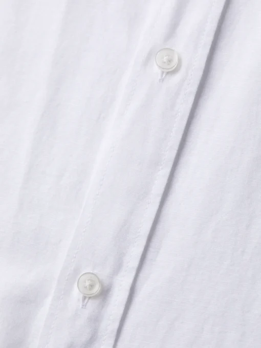 Regular fit cotton linen shirt
