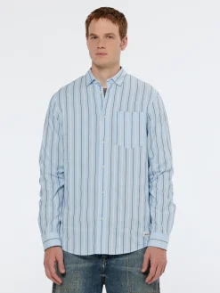 Regular fit dobby stripe shirt