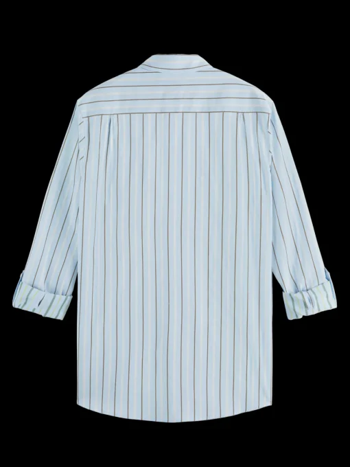 Regular fit dobby stripe shirt
