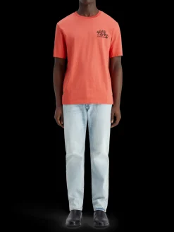Regular fit front back artwork t-shirt