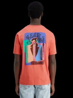 Regular fit front back artwork t-shirt