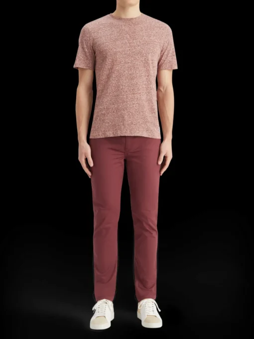 Regular fit melange t-shirt