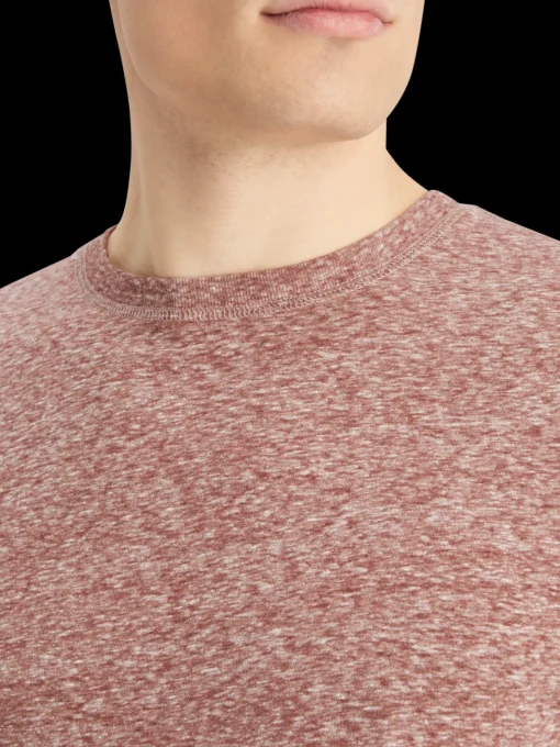 Regular fit melange t-shirt