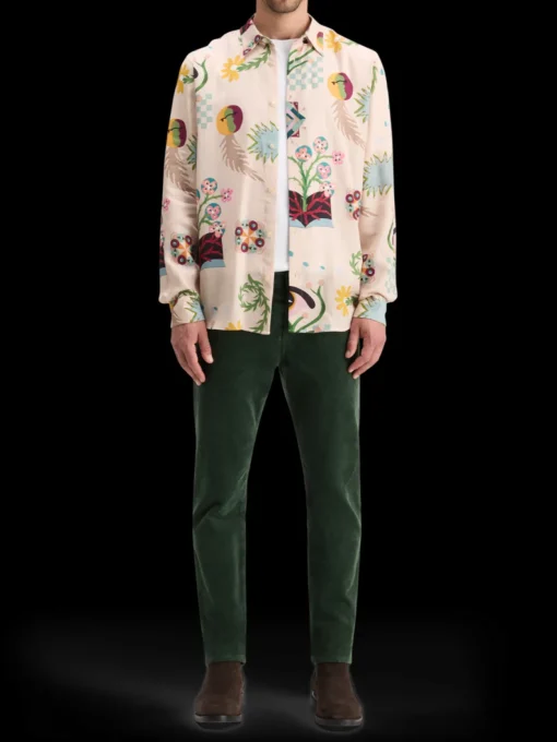 REGULAR FIT MID SHINE AOP SHIRT