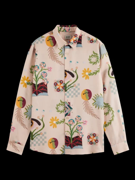 REGULAR FIT MID SHINE AOP SHIRT