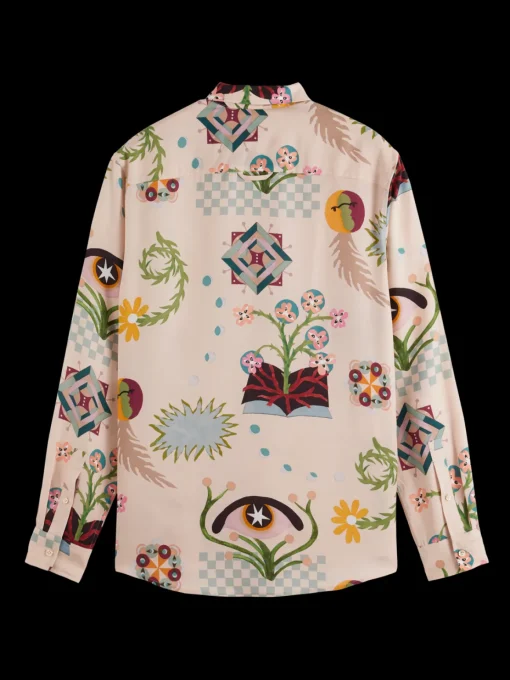 REGULAR FIT MID SHINE AOP SHIRT