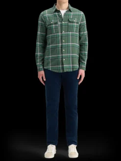 REGULAR FIT MULTICOLOURED FLANNEL CHECK SHIRT