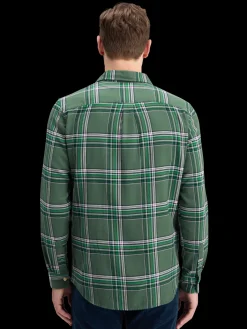 REGULAR FIT MULTICOLOURED FLANNEL CHECK SHIRT