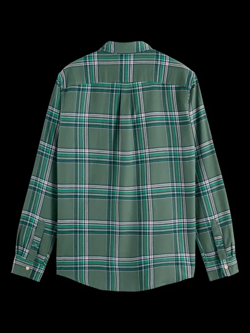 REGULAR FIT MULTICOLOURED FLANNEL CHECK SHIRT