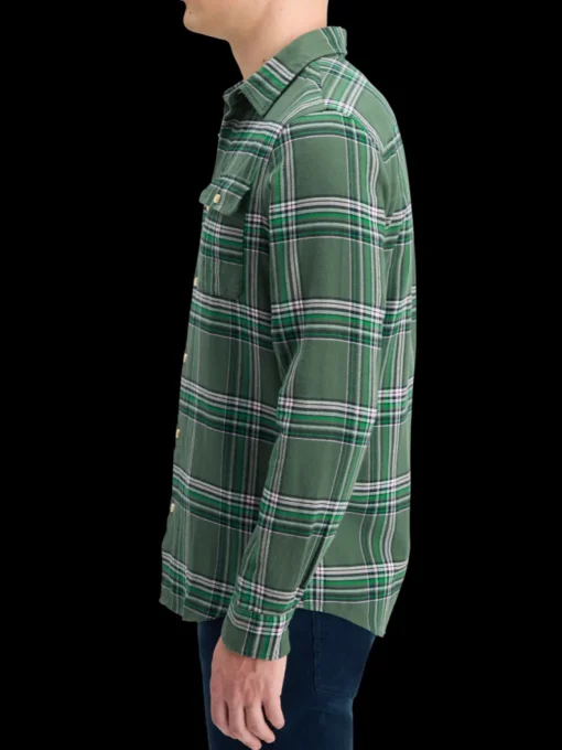 REGULAR FIT MULTICOLOURED FLANNEL CHECK SHIRT