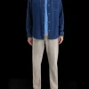 REGULAR FIT PREMIUM INDIGO TWILL WASHED SHIRT