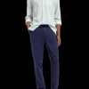 Regular fit yarn-dyed stripe cotton linen shirt