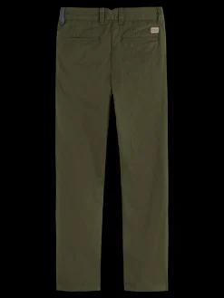 Regular slim-fit - peached pima cotton chino