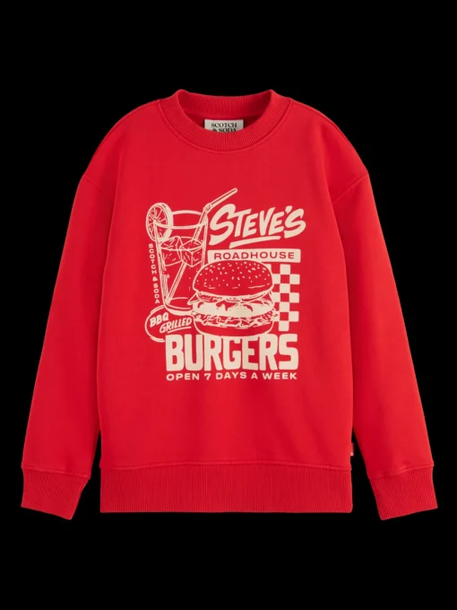REGULAR-FIT ARTWORK CREWNECK
