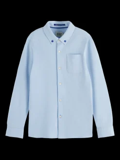 REGULAR-FIT PIQUE SHIRT