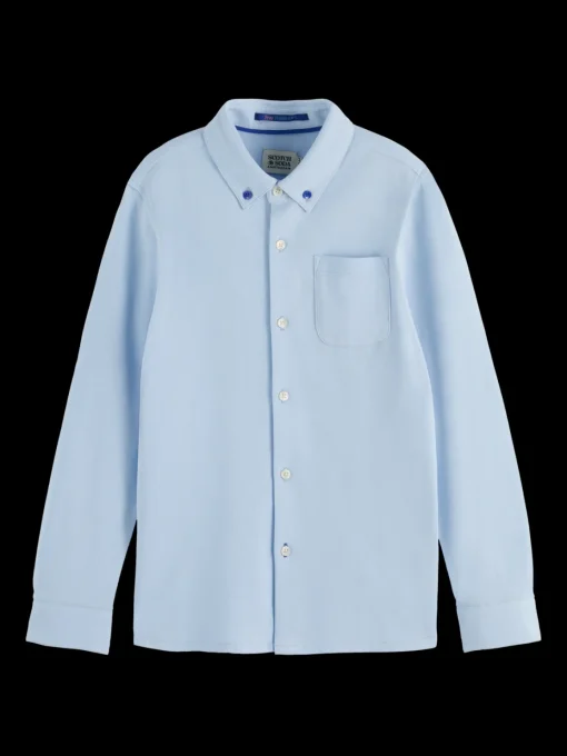 REGULAR-FIT PIQUE SHIRT