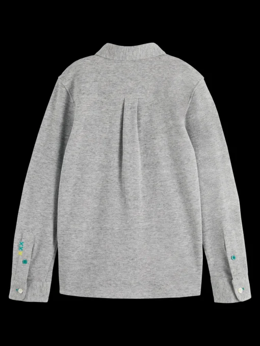 REGULAR-FIT PIQUE SHIRT