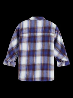 REGULAR-FIT YARN-DYED CHECKED FLANNEL SHIRT
