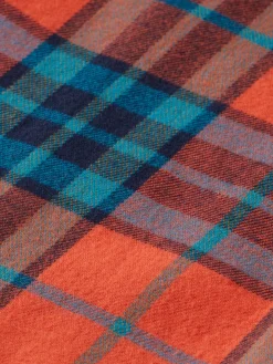 REGULAR-FIT YARN-DYED CHECKED FLANNEL SHIRT