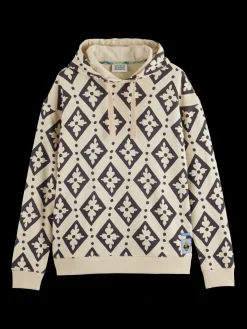 Relaxed fit aop hoodie