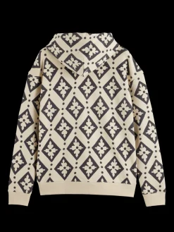 Relaxed fit aop hoodie