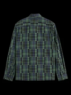 Relaxed fit patchwork shirt