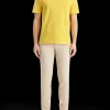Relaxed fit raw edge t-shirt