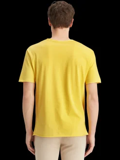 Relaxed fit raw edge t-shirt