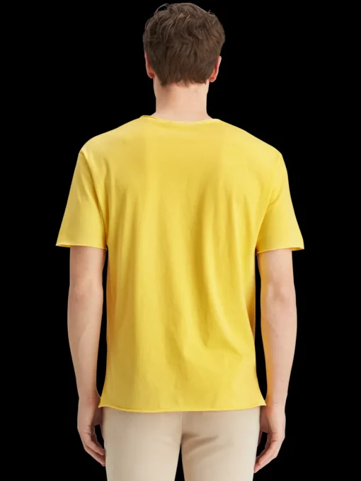 Relaxed fit raw edge t-shirt