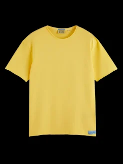 Relaxed fit raw edge t-shirt