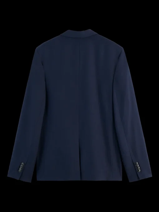RELAXED WOOL-BLEND SINGLE-BUTTON BLAZER