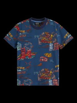 Relaxed-fit allover printed t-shirt