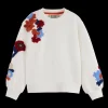 RELAXED-FIT EMBROIDERED CREWNECK