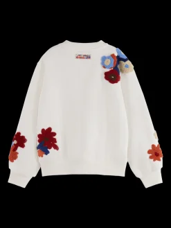 RELAXED-FIT EMBROIDERED CREWNECK