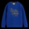 RELAXED-FIT STRUCTURED CREWNECK SWEAT