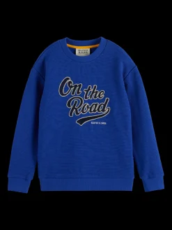RELAXED-FIT STRUCTURED CREWNECK SWEAT