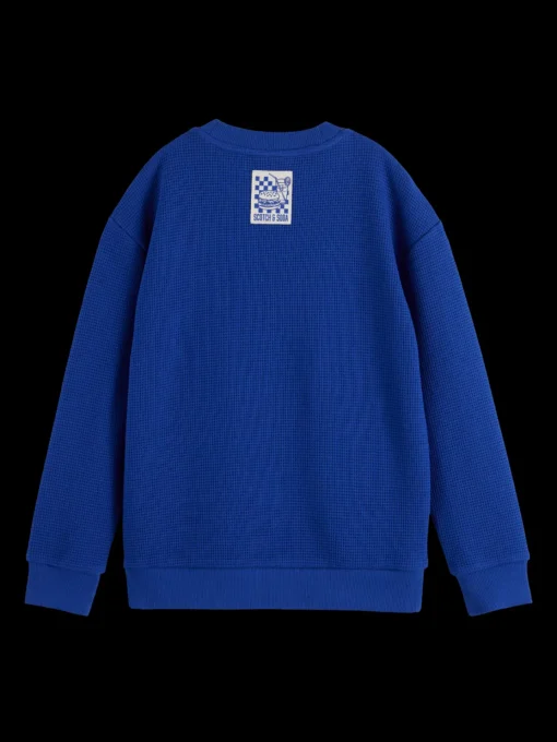 RELAXED-FIT STRUCTURED CREWNECK SWEAT