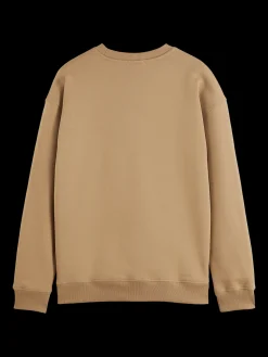 Reverse terry colourblock sweatshirt