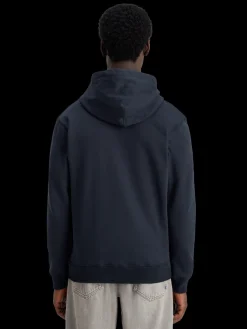 Reverse terry zip through hoodie