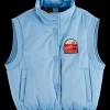 REVERSIBLE CROPPED BODYWARMER