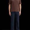 RIB KNITTED POLO