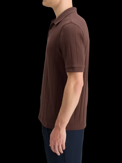 RIB KNITTED POLO