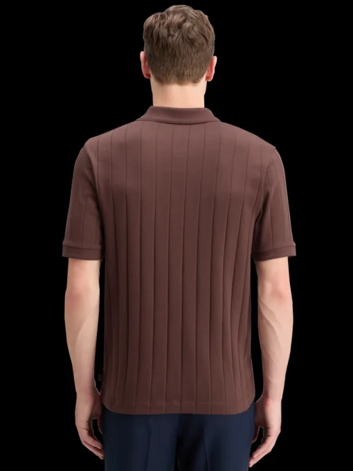 RIB KNITTED POLO