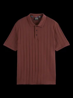 RIB KNITTED POLO