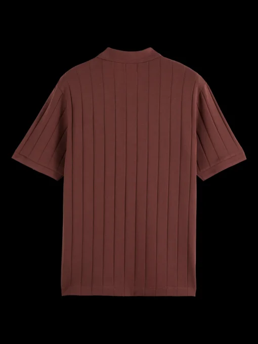 RIB KNITTED POLO