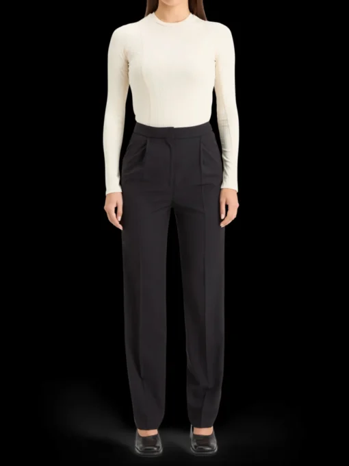 ROBYN - TUXEDO PANT WITH SATIN DETAIL